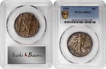 Lot of (4) 1940s Walking Liberty Half Dollars. (PCGS).
Included are: 1941 MS-64; 1941-S AU-58; 1942-D MS-64; and 1943 MS-63.

Estimate: $280