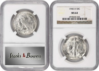 Lot of (4) 1940s Walking Liberty Half Dollars. (NGC).
Included are: 1940-S AU-58; 1943 MS-61; 1945 MS-63; and 1945-D MS-64.

Estimate: $300