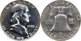 1955 Franklin Half Dollar. Proof-66 (PCGS).
PCGS# 6696. NGC ID: 27VF.

Estimate: $125