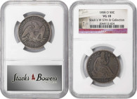 Lot of (2) Graded VG Classic Type Half Dollars. (NGC).
Included are: 1834 Capped Bust, Small Date, Small Letters, O-111, Rarity-1, Die State 111.1, V...