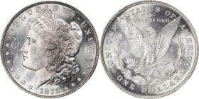 1878 Morgan Silver Dollar. 8 Tailfeathers. VAM-10. Notched 7. MS-62 (NGC).
PCGS# 133793. NGC ID: 253H.

Estimate: $270