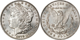1878-CC Morgan Silver Dollar. AU-55 (PCGS).
PCGS# 7080. NGC ID: 253M.

Estimate: $325
