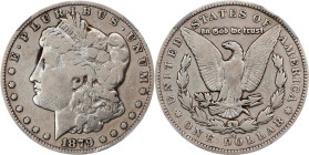 1879-CC Morgan Silver Dollar. Clear CC. VG Details--Cleaned (NGC).
PCGS# 7086. NGC ID: 253T.

Estimate: $120