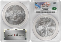 Lot of (10) 2011 Silver Eagles. 25th Anniversary. MS-70 (CACG).

Estimate: $400