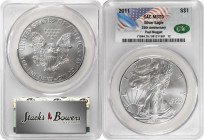 Lot of (10) 2011 Silver Eagles. 25th Anniversary. MS-70 (CACG).
PCGS# 505220. NGC ID: 26KT.

Estimate: $400