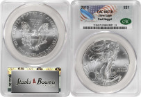 Lot of (10) 2013 Silver Eagles. MS-70 (CACG).

Estimate: $400