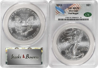 Lot of (10) 2013 Silver Eagles. MS-70 (CACG).

Estimate: $400