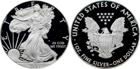 2014-W Silver Eagle. Proof-69 Deep Cameo (PCGS). 12th Chief Engraver John M. Mercanti Signature.
PCGS# 525597. NGC ID: AVFB.

Estimate: $100