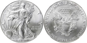 2016 Silver Eagle. Eagle 30th Anniversary. First Day of Issue. MS-70 (NGC).
PCGS# 594087. NGC ID: C4TE.

Estimate: $50