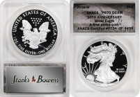 Lot of (3) 2016-W Silver Eagles. Lettered Edge. Eagle 30th Anniversary. First Strike. Proof-70 Deep Cameo (ANACS).
PCGS# 570529. NGC ID: CSAJ.

Est...