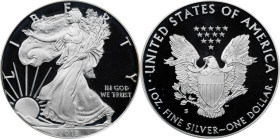 2018-S Silver Eagle. First Strike. Proof-70 Deep Cameo (PCGS). Master Designer Thomas S. Cleveland Signature.
PCGS# 682074. NGC ID: DGPX.

Estimate...