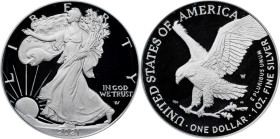 2021-W Silver Eagle. Type II, Eagle Landing. First Strike. Proof-70 Deep Cameo (PCGS). Master Designer Emily Damstra Signature.
PCGS# 887838. NGC ID:...
