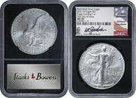 Lot of (2) Certified 2021-W Silver Eagles. Type II, Eagle Landing. First Day of Issue. Specimen-70.
Included are: PCGS, Emily Damstra Signature; and ...