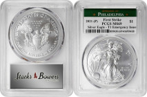 Lot of (5) Certified Silver Eagles.
Included are: 2005 First Strike, Gem BU (PCGS); 2015-W Early Releases, Proof-70 Ultra Cameo (NGC); 2020 MS-70 (NG...
