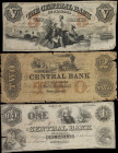 Lot of (3) Montgomery, Alabama. Central Bank of Alabama. 18xx $1, $2 & $5. Very Good.
Three well-circulated Obsoletes from Alabama issued during the ...