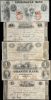 Lot of (5) Connecticut, South Carolina & Vermont Obsoletes. 1814-62 $1, $2 & $5. Very Good to Gem Uncirculated.
A quintet of Obsoletes from three dif...