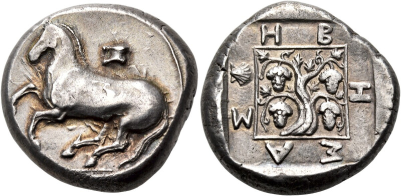 THRACE. Maroneia. Circa 411/0-398/7 BC (SG) or circa 385 BC. Tetradrachm (Silver...