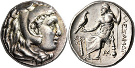 KINGS OF MACEDON. Alexander III 'the Great', 336-323 BC. Tetradrachm (Silver, 26 mm, 17.15 g, 3 h), struck posthumously under Philip III Arrhidaios, A...