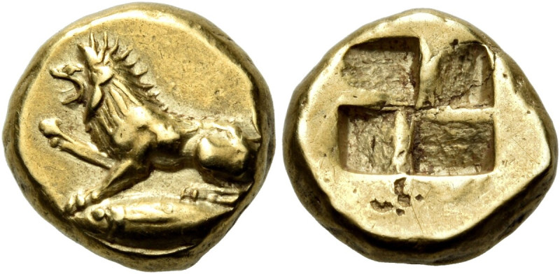 MYSIA. Kyzikos. Circa 550-450 BC. Hekte (Electrum, 10.5 mm, 2.63 g), struck circ...
