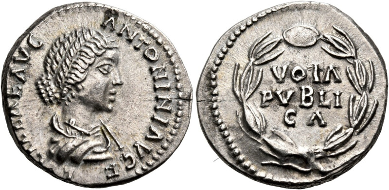 Lucilla, Augusta, 164-182. Denarius (Silver, 18 mm, 3.04 g, 12 h), Rome (?), 164...