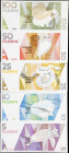 ARUBA. Lot of (5). Centrale Bank van Aruba. 5 to 100 Florin, 1.1.1990. P-6 to 10. Uncirculated.
Complete 1990 series.
From the Scott Lindquist Colle...