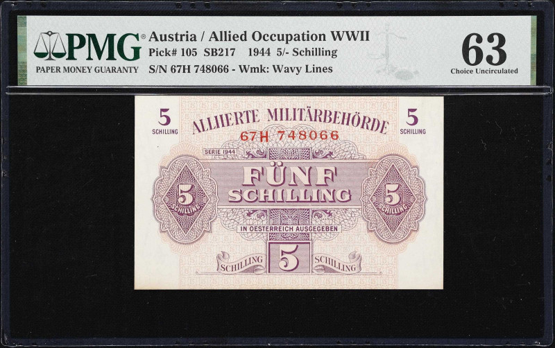AUSTRIA. Lot of (2). Oesterreichisch-Ungarische Bank & Alliierte Militarbehorde....