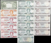 BAHAMAS. Lot of (16). Mixed Banks. Mixed Denomination, 1936-74. P-Various. Very Fine to Uncirculated.

Estimate: $200.00 - $400.00