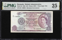 BERMUDA. Bermuda Government. 10 Pounds, 28.7.1964. P-22. PMG Very Fine 25.

Estimate: $400.00 - $600.00