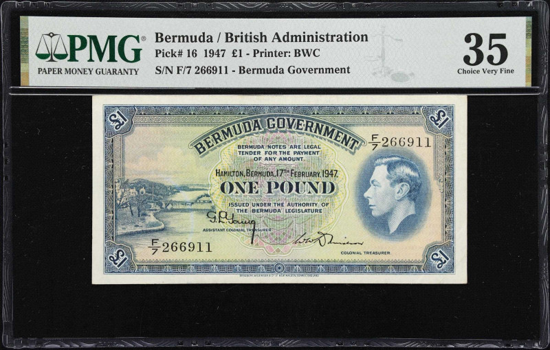 BERMUDA. Lot of (3). Bermuda Government & Bermuda Monetary Authority. Mixed Deno...