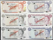 BERMUDA. Lot of (6). Bermuda Monetary Authority. 1 to 100 Dollars, 1978-84. P-28s to 33s. Specimens. Uncirculated.

Estimate: $100.00 - $200.00