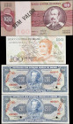 BRAZIL. Lot of (4). Banco Central do Brasil & Tesouro Nacional. 100 Cruzados Novos, 100 & 200 Cruzeiros, ND (1955-89). P-154as, 195As & 220a. Uncircul...