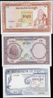 CAMBODIA. Lot of (3). Banque Nationale du Cambodge. 1, 5 & 10 Riels, ND (1955). P-1a, 2a & 3a. Uncirculated.
From the Scott Lindquist Collection.

...