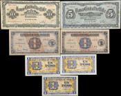 CHILE. Lot of (7). Banco Central de Chile. 1, 5 & 10 Pesos, 1928-43. P-Various. Fine to Very Fine.

Estimate: $200.00 - $400.00