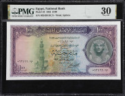EGYPT. National Bank of Egypt. 100 Pounds, 1952. P-34. PMG Very Fine 30.

Estimate: $300.00 - $500.00