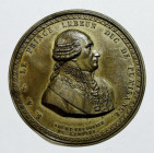 PERSONAGGI. CHARLES FRANCOIS LEBRUN (1739-1824). III console francese. Placchetta uniface in galvano. XIX secolo. Ae; 48mm

FDC