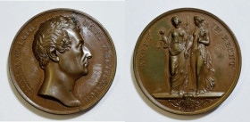 PERSONAGGI. KLEMENS WENZEL NEPOMUK DUCA DI METTERNICH (1773-1859). Medaglia 1841 in onore del duca di Metternich. 

FDC