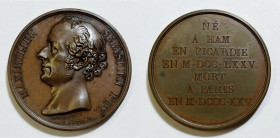 PERSONAGGI. MAXIMILIEN SEBASTIEN FOY (1775-1825). Medaglia in memoria 1825. Opus: Donadio. Ae; 42mm

FDC
