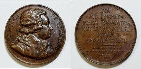PERSONAGGI. RIQUETTI DE MIRABEAU. Medaglia 1822 in memoria. Opus: Gatteaux. Ae; 41mm

qFDC