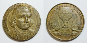 PORTOGALLO. Medaglia 1936 per Bartolomeu de Gusmao, gesuita e pioniere dell'aeronatuca (1685-1724). Ae; 40,3mm

FDC