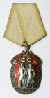 URSS. Medaglia dell'ordine del distintivo d'onore (1935-1988). Ag e smalti; 46x34mm

SPL