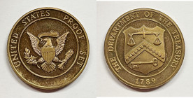 USA. Gettone per il Dipartimento del Tesoro 1989. Ae; 23,3 mm

PROOF