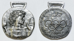 CONI. Medaglia Giochi della gioventÃ¹. Opus: Emilio Greco Ae argentato; 33mm

SPL