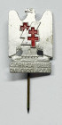 ITALIA. Distintivo Croce Rossa per la giornata delle due croci, anno XVII (1939). Al; 22,5x15 mm

SPL