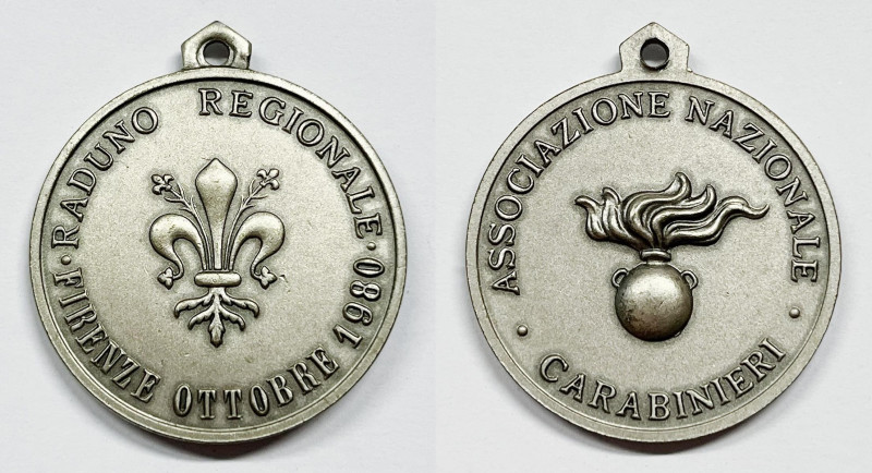 ITALIA. Medaglia Raduno regionale associazione nazionale carabinieri 1980 - Fire...