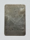 ITALIA. Placchetta distintiva n.620 per il Grande Oriente di Firenze. XX secolo. Ag; 7,32 gr; 35x23 mm

SPL