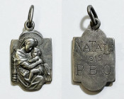 MEDAGLIA religiosa Madonna con Bambino. Natale 1930 Ag; 3gr; 1,8x8mm

SPL