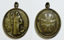 MEDAGLIA religiosa San Benedetto Ae; 32mm

BB