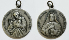 MEDAGLIA religiosa San Vincenzo e Beata Antida Ni; 28mm

SPL