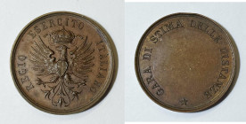 MILITARI. REGNO D'ITALIA. Medaglia del Regio Esercito per la gara di stima delle distanze. Ae; 30,5mm

FDC