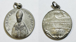 NAPOLI. Medaglia religiosa San Gennaro Patrono Ni; 26mm

SPL+